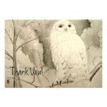 Cute Owl Thank You Announcement