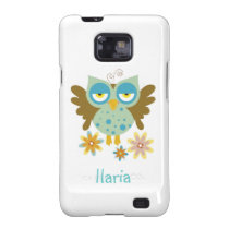 Cute owl with flowers casemate cases