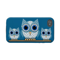cute owls tough iphone 4 case