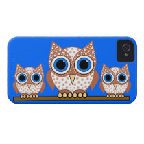cute owls iphone 4 case-mate cases