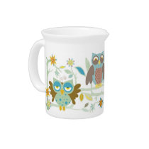 Cute owls crew pitchers