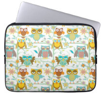 Cute owls crew laptop sleeves
