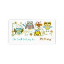 Cute owls crew labels