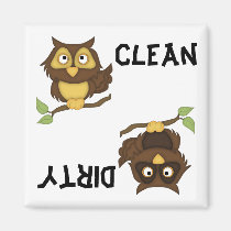 Cute Owls Dishwasher Magnet magnets