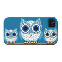 cute owls iPhone 4/4S case