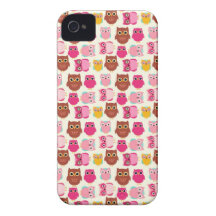 Cute Owls iPhone 4 Cover