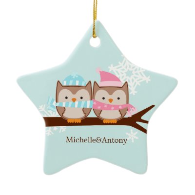 Cute Owls Ornaments