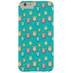 Cute Owls Pattern Barely There iPhone 6 Plus Case