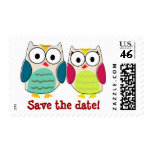 Cute Owls Postage postage