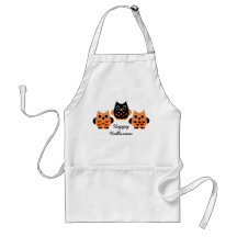 Cute Owls say BOO! Apron