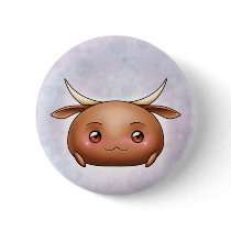 Cute Ox Blob Button