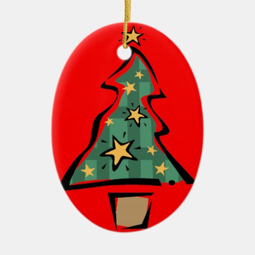 cute painted christmas tree ceramic ornament zazzle cute painted christmas tree ceramic ornament zazzle