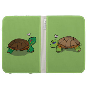 Cute Painted Turtle- Kindle Folio Cases For The Kindle