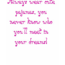 Cute Pajama Tee t-shirts