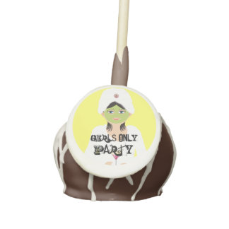 Cute Pamper Party Girls Only Cake Pops