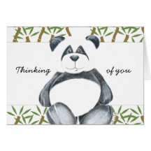 Cute Panda Bear Cards