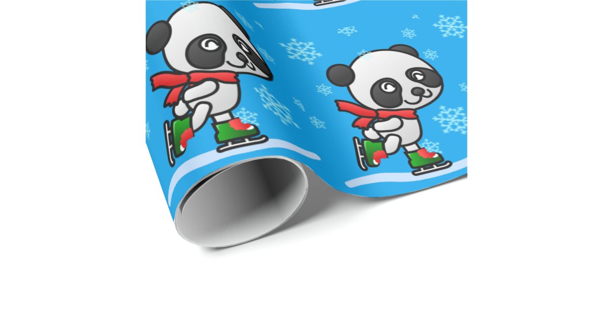 christmas around the world skating bear