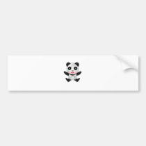 Cute Panda bumper stickers