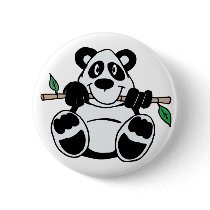Cute Panda Buttons