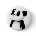 Cute Panda Button by yumkeks Cute Panda Button