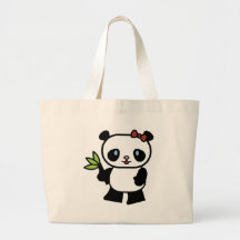 Cute Panda Canvas Bag