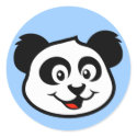 Cute Panda Face stickers by cuteunion Cute Panda Face stickers
