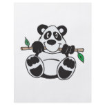 cute panda hanging from branch flyers