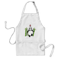 Cute panda ink drawing aprons by theonedesigns Cute panda ink drawing aprons