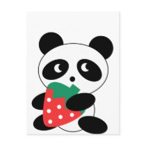 Cute Panda Party Pack postcards
