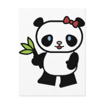 Cute Panda Postcard