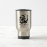 Cute Panda; Silver Mugs