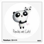 Cute Panda with Balloon Wall Graphic