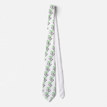 cute panda with leaves neckwear