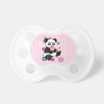 Cute Panda with lollippop Baby Pacifier