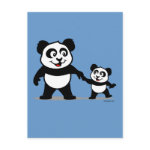This cute panda bear is holding hands with his/her baby baby. This makes a great gift for cute famlies. This is your change to give your mom, dad, grandmother, grandfather, brother, sister, aunt or uncle something really cute and special.