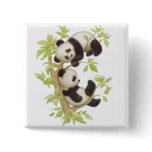 Cute Pandas buttons