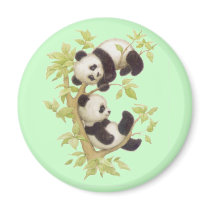 Cute Pandas Refrigerator Magnets