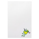 cute party frog cartoon customized stationery