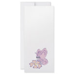 cute pastel butterfly with flower rack cards