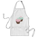Cute Pastel Frosted Cupcakes aprons by MissNNick Cute Pastel Frosted Cupcakes aprons