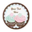 Cute Pastel Frosted Cupcakes magnets by MissNNick Cute Pastel Frosted Cupcakes magnets