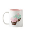 Cute Pastel Frosted Cupcakes mugs by MissNNick Cute Pastel Frosted Cupcakes mugs