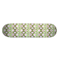 Cute Pastel Green Penguins Custom Skate Board