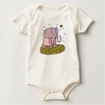 cute pastel mommy and baby elephant eating fruit t shirts