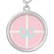 CUTE PASTEL POLKADOTS AND RIBBON necklaces