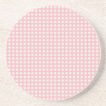 CUTE PASTEL POLKADOTS AND RIBBONS coasters