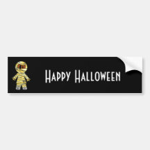 CUTE PATCHY MUMMY BUMPER STICKERS