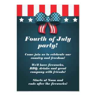 4th of july invite