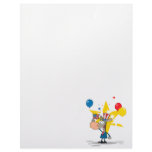 cute patriotic democratic donkey silly cartoon personalized letterhead