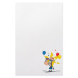 cute patriotic democratic donkey silly cartoon stationery paper